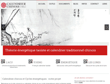 Tablet Screenshot of calendrier-chinois.org